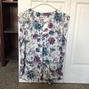 Loft Flower Pattern Button Shirt